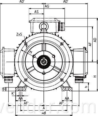 BEIDE YVF2 series Low-Voltage Three-phase Asynchronous Motor